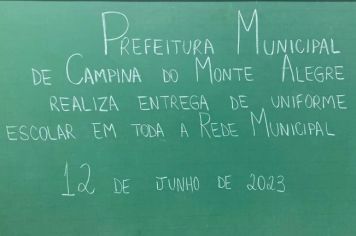 Inicio da Entrega Dos Uniformes na Rede Municipal de Educação