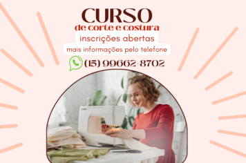 Curso de Corte e Costura.