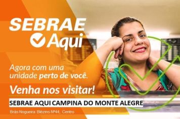 Visite a unidade do Sebrae Aqui