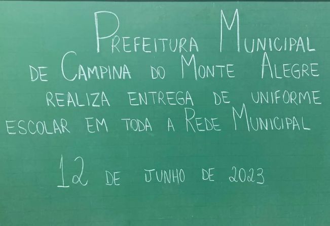 Inicio da Entrega Dos Uniformes na Rede Municipal de Educação