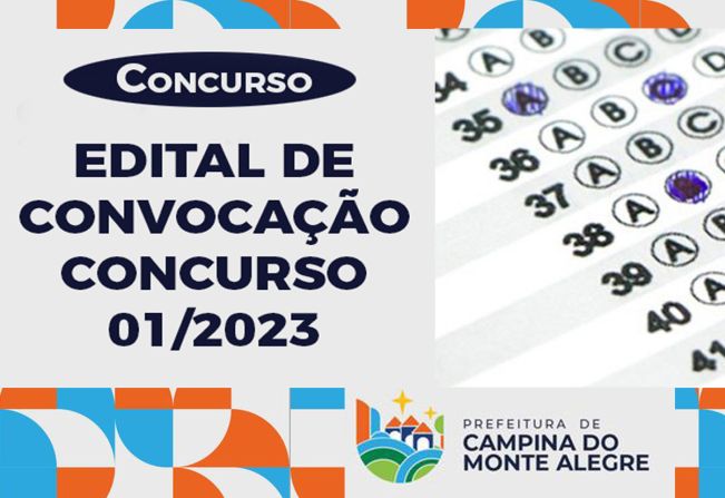 Convocação Concurso 01/2023