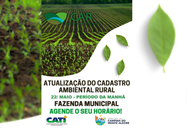 Atualização do Cadastro Ambiental Rural