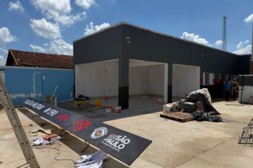 Construção da Base da Polícia Militar